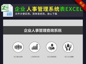 高效人力资源管理解决方案 人事档案管理系统模板